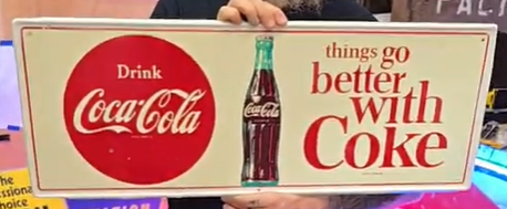 Things Go Better With Coke SST Sign