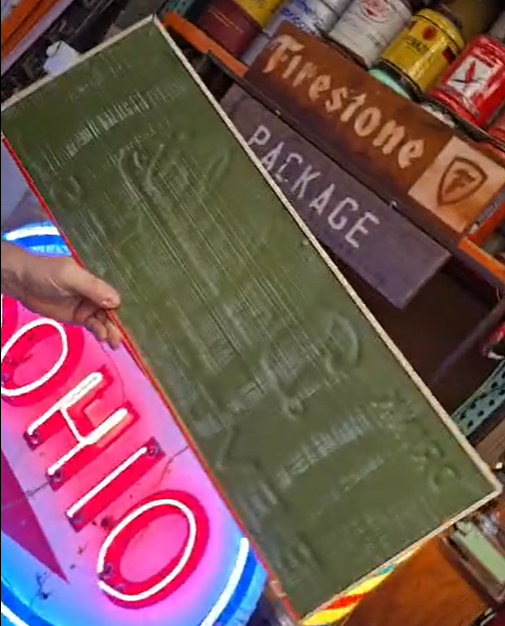 Dybalas Spring Beverages SST Embossed Sign