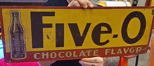 Five-O Chocolate Flavor DST Sign