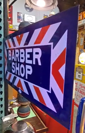 Barber Shop DSP Flange Sign