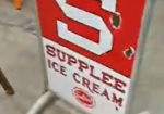 Sealtest Supplee Ice Cream DSP Sidewalk Sign
