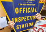 Official Inspection Station Pennsylvania Department of Transportation DST Sign