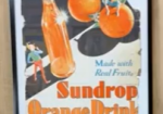 Two Sun Drop Cardboard String Hanger Signs