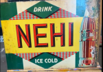 Drink Nehi Ice Cold DST Flange Sign