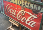 Drink Coca-Cola Candy & Tobacco SST 6 Foot Sign