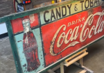 Drink Coca-Cola Candy & Tobacco SST 6 Foot Sign