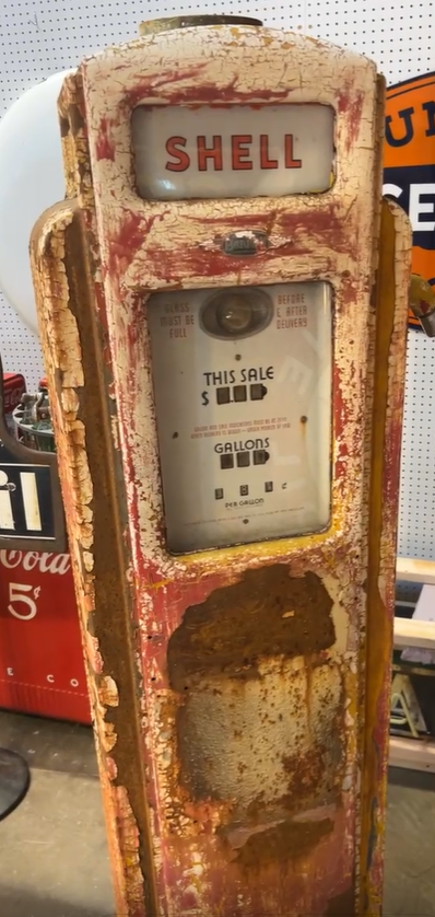 Shell Gasoline Bennett 541 Gas Pump