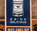 Drink Delicious Delaware Punch SST Embossed Sign
