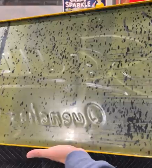 Squirt Quenches Quicker SST Embossed 40 Inch Sign