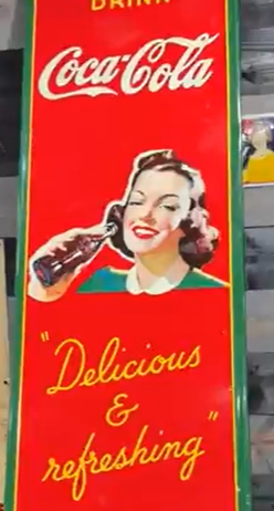 Drink Coca-Cola Delicious and Refreshing SST Vertical Sign